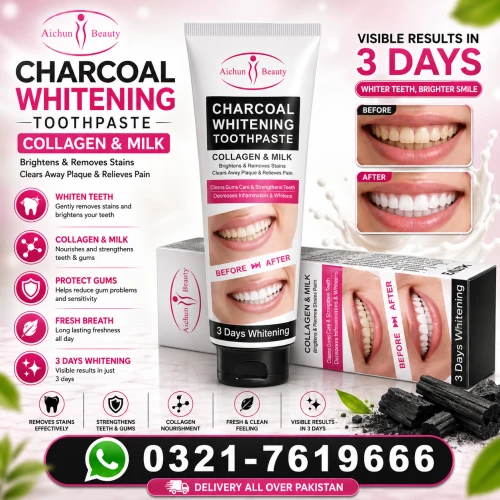 Aichun Beauty Charcoal Whitening Toothpaste