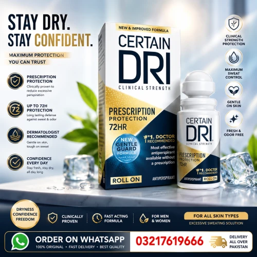 Certain Dri Prescription Strength Clinical Antiperspirant Roll On