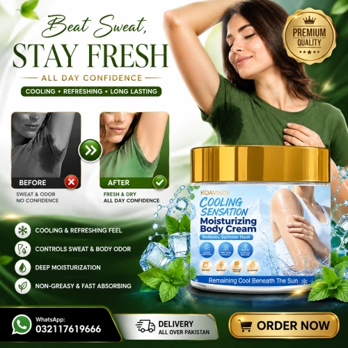 Cooling Sensation Moisturizing Body Cream