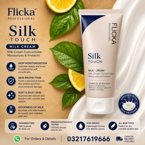 Flicka Professional Silk Touch Milk Cream
