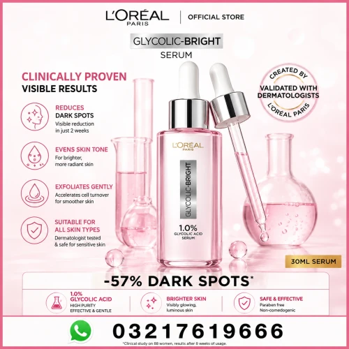 Glycolic Bright Face Serum In Pakistan
