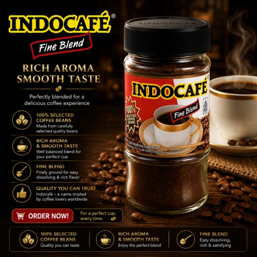Indocafe Fine Blend Instant Coffee