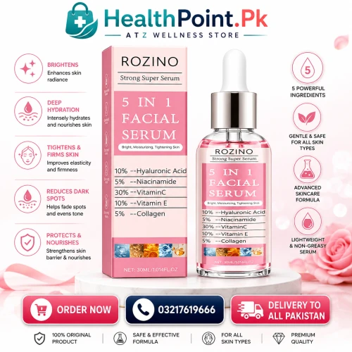 Rozino 5-In-1 Instant Wrinkle Facial Serum Price in Pakistan