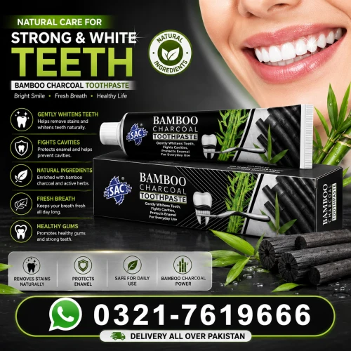 Sac Bamboo Charcoal Toothpaste