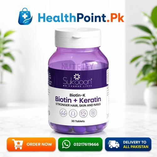 Sukoon Biotin + Keratin 30 Tablets Price in Pakistan
